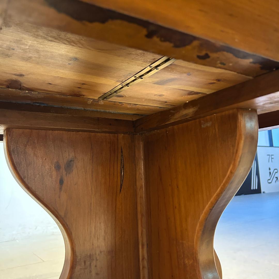 新春還元セール♥輸入家具　伸長式ダイニングセット　オーバル型　無垢材　６人掛け