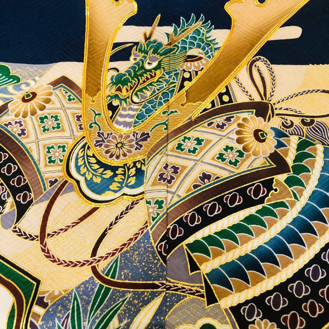 七五三 五歳‼️羽織り新品しつけタグ付き‼️人気兜鷹完全フルセット‼️家からは無し‼️