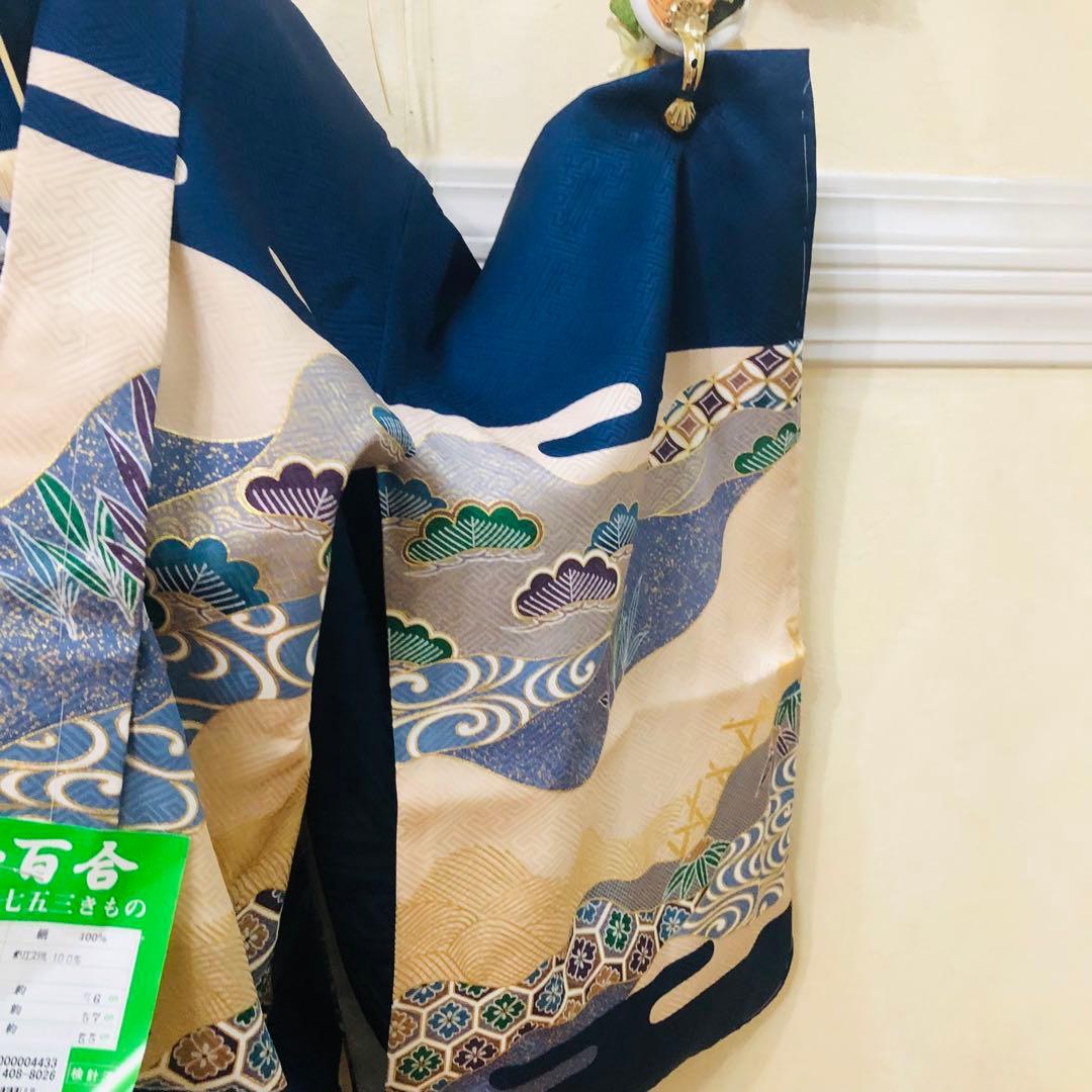 七五三 五歳‼️羽織り新品しつけタグ付き‼️人気兜鷹完全フルセット‼️家からは無し‼️