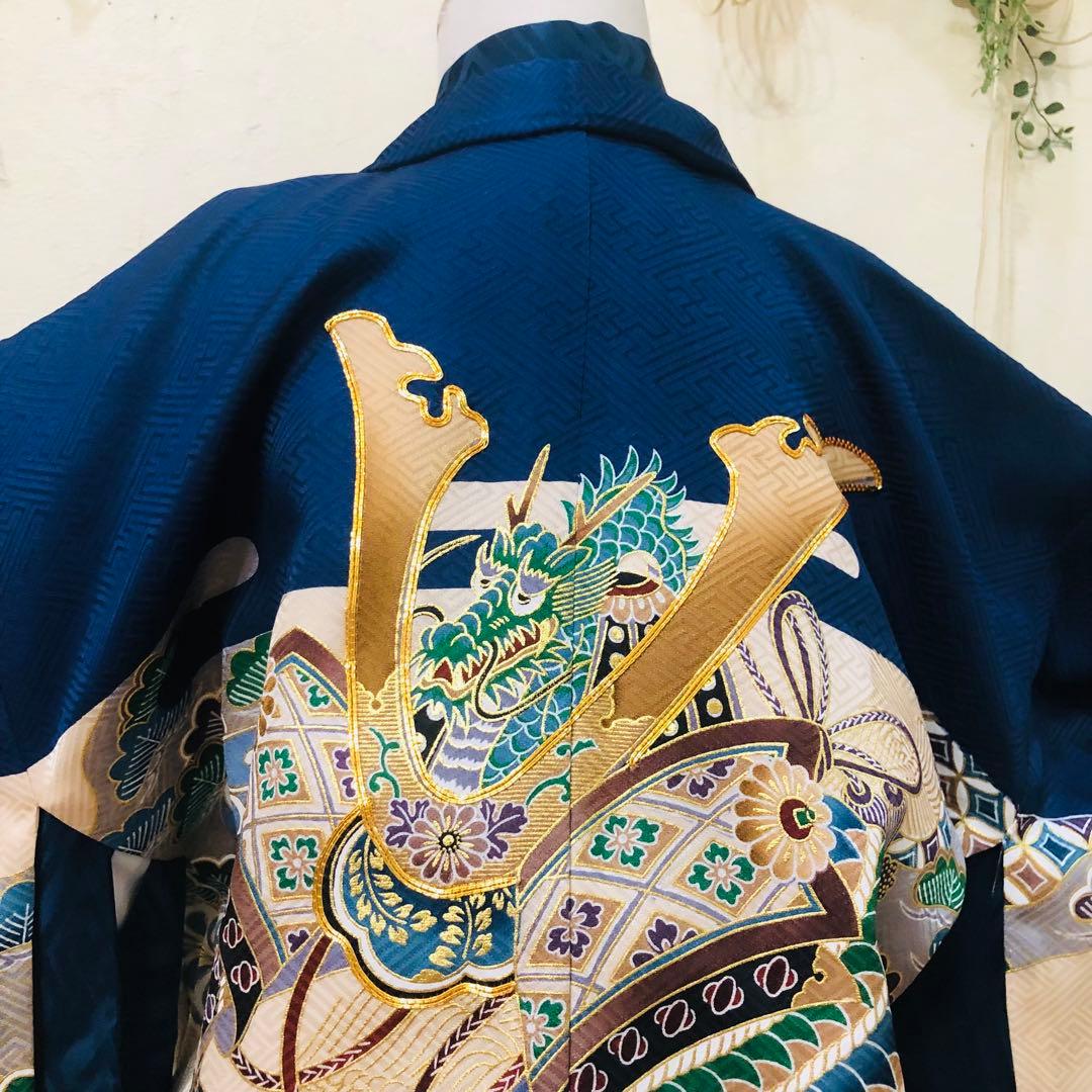 七五三 五歳‼️羽織り新品しつけタグ付き‼️人気兜鷹完全フルセット‼️家からは無し‼️