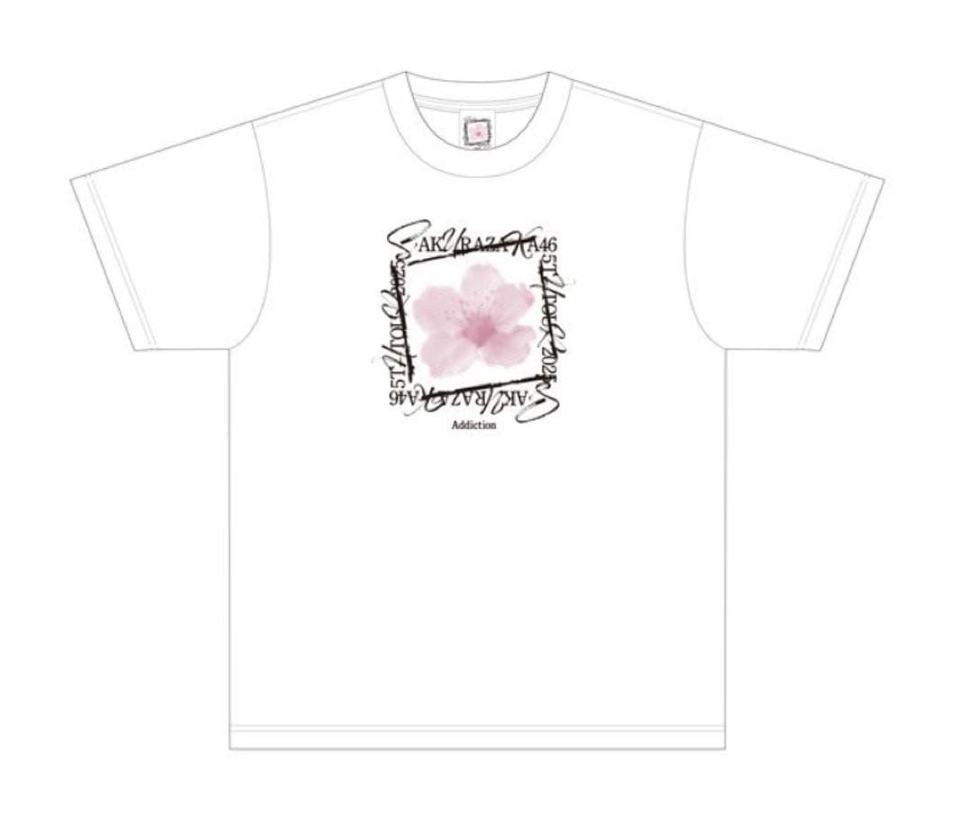 櫻坂46 5th TOUR Addiction ロゴTシャツ ホワイト L - メルカリ