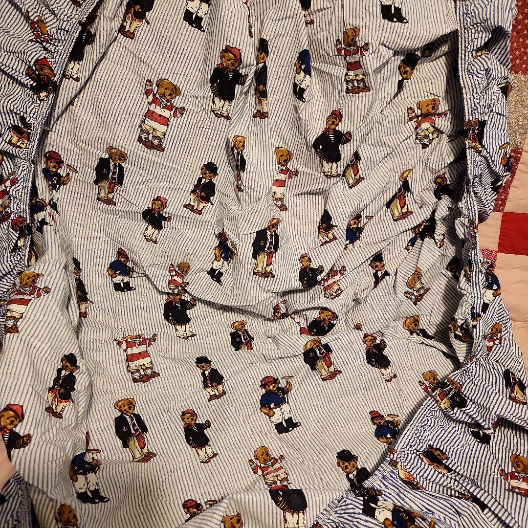 タイムSALE ♥️ラルフローレンBear柄フィッティッドシーツ