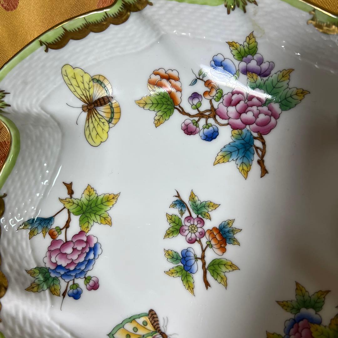 ヘレンド　ビクトリアブーケ　プレート