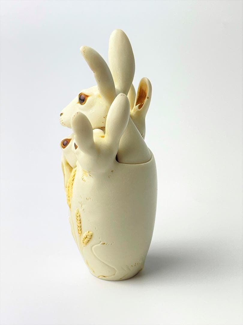 世界1000体限定 アダムバインダー ウサギ 彫刻 フィギュア