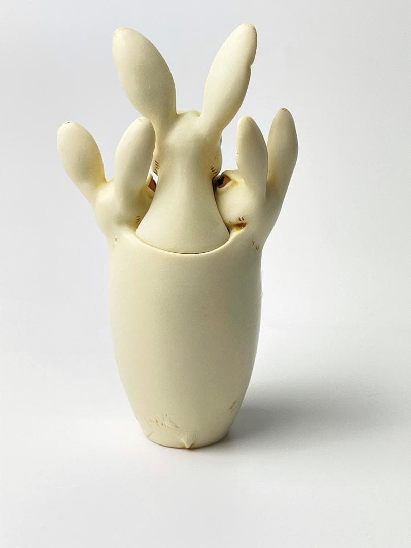 世界1000体限定 アダムバインダー ウサギ 彫刻 フィギュア