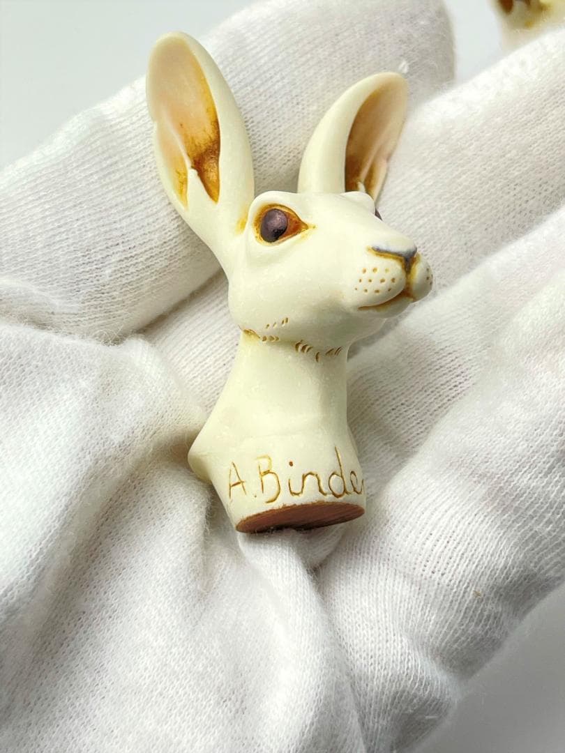 世界1000体限定 アダムバインダー ウサギ 彫刻 フィギュア