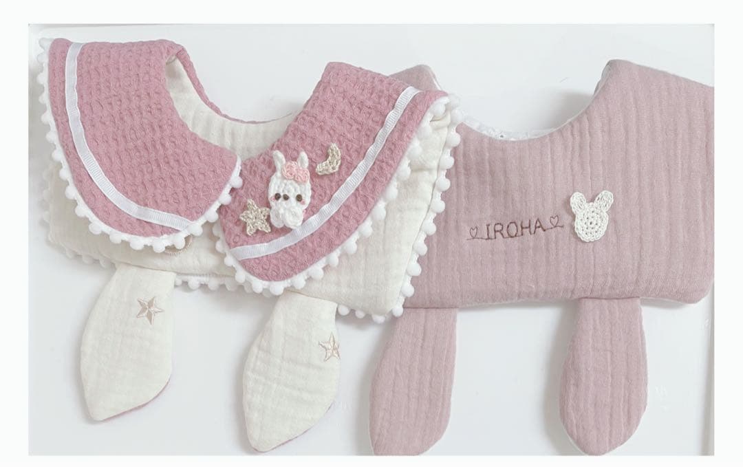 ハンドメイドスタイ　うさみみセーラースタイ　あいり様