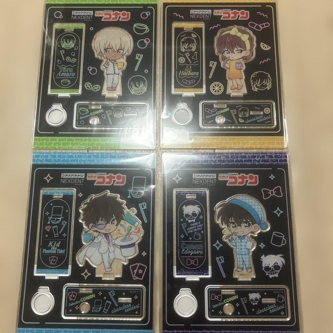 クリアクリーン 名探偵コナン アクリル歯ブラシスタンド 4種セット