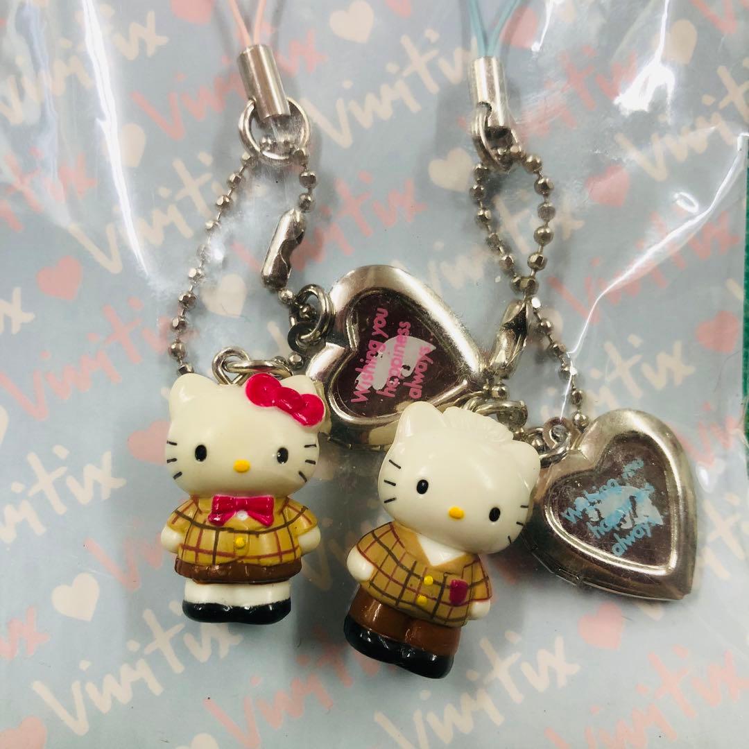 2001年製 激レア★ハローキティ ダニエル ストラップ vivitix 制服