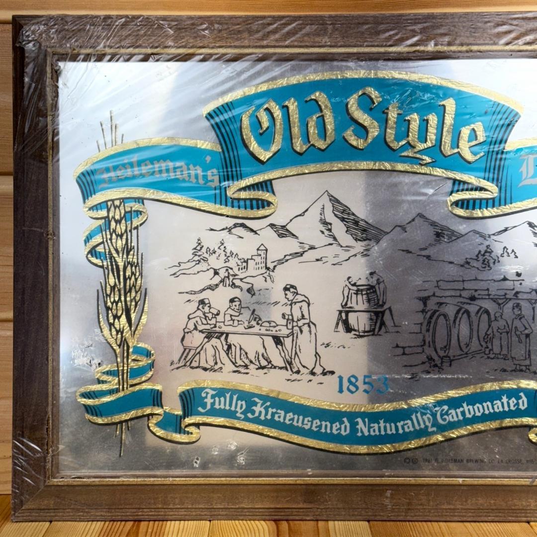 OLD STYLE BEER パブミラー オールドスタイル ビンテージ 鏡
