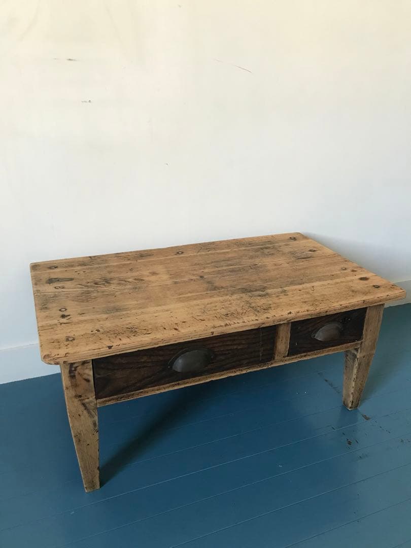 昭和レトロなスモールデスク　古家具　古道具