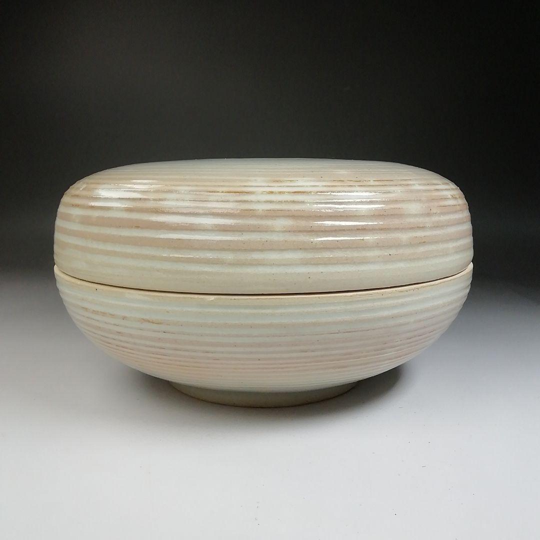 Ｔ７０８　喰籠　『朝日焼』『千段巻』『朝日豊斎』『堀内宗完(兼中斎)書付』共箱