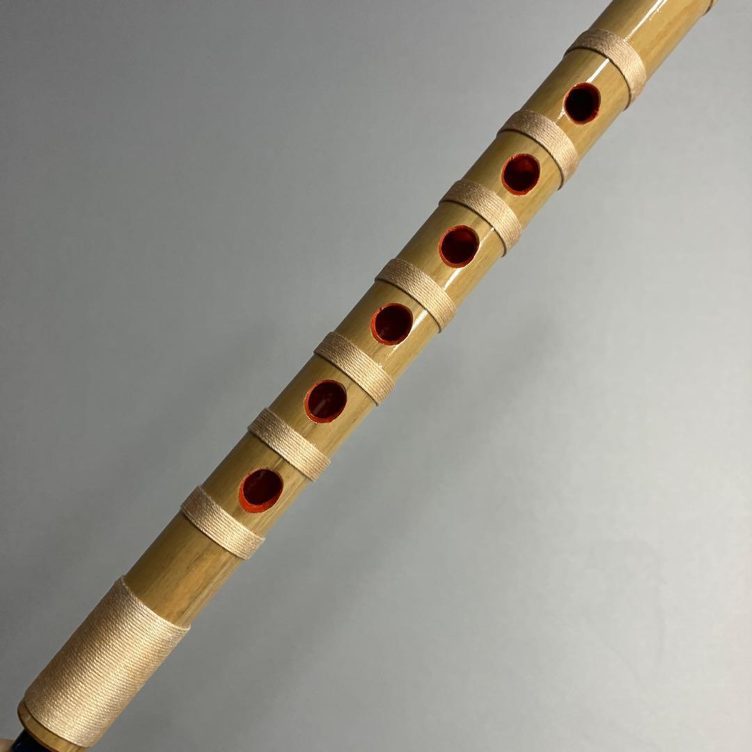 【石見神楽笛】総巻 古典調篠笛・囃子笛｜神楽団採用調律｜竹製 和楽器 K-97