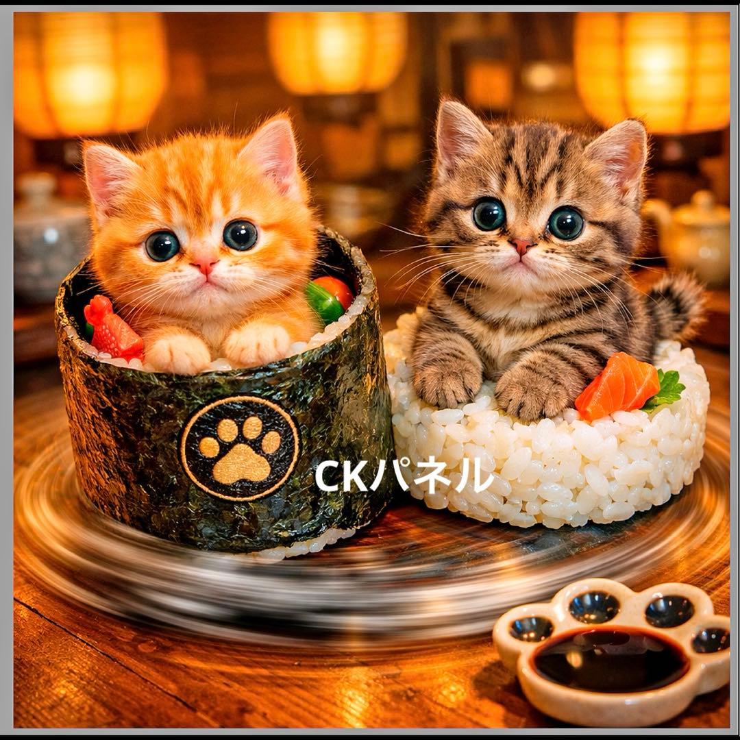 新柄♥️期間限定レアパネル生地 猫パネル生地 6柄セット CKパネル