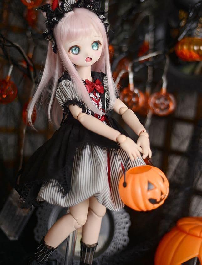A27 BJD 1/4 ドール 衣装 洋服 ワンピース 3点セット ハンドメ