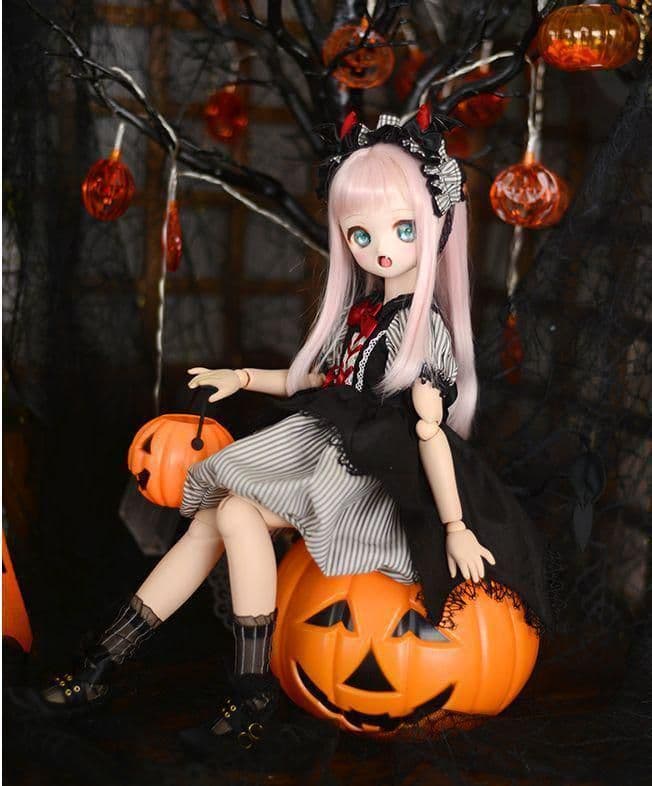 A27 BJD 1/4 ドール 衣装 洋服 ワンピース 3点セット ハンドメ