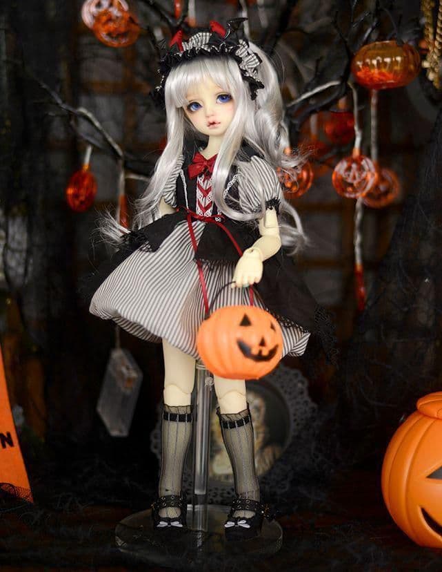 A27 BJD 1/4 ドール 衣装 洋服 ワンピース 3点セット ハンドメ