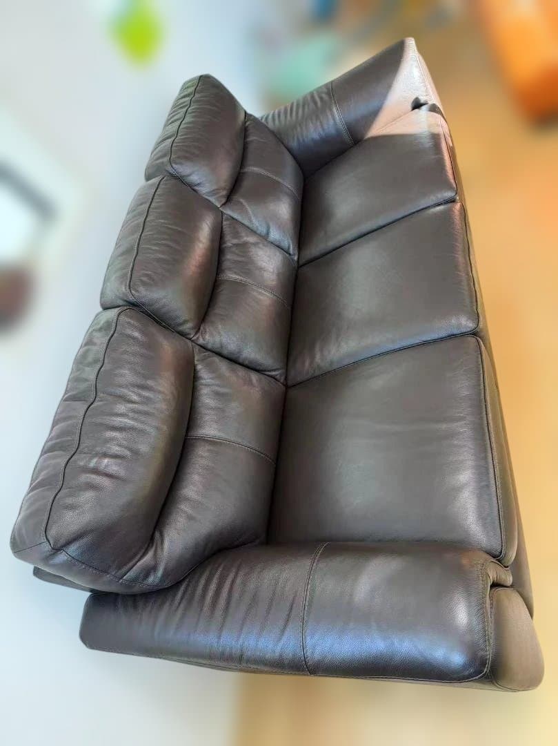 半革タイプ３人掛けソファ