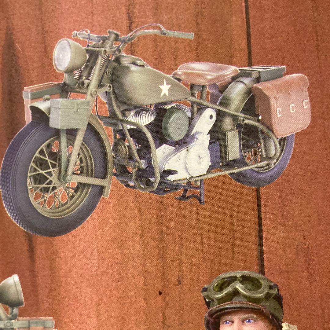 21stセンチュリートイズ製アメリカ陸軍オートバイ伝令兵&インディアン