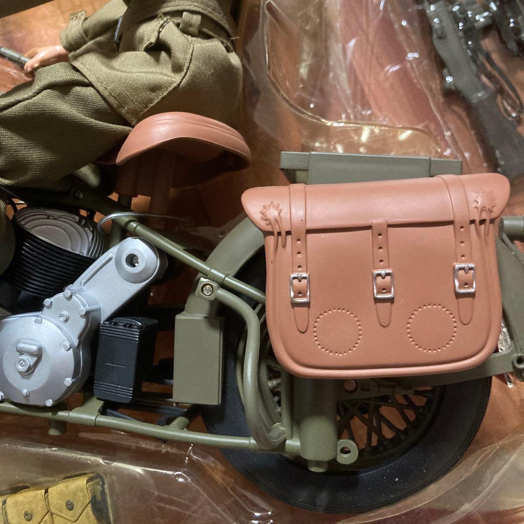 21stセンチュリートイズ製アメリカ陸軍オートバイ伝令兵&インディアン