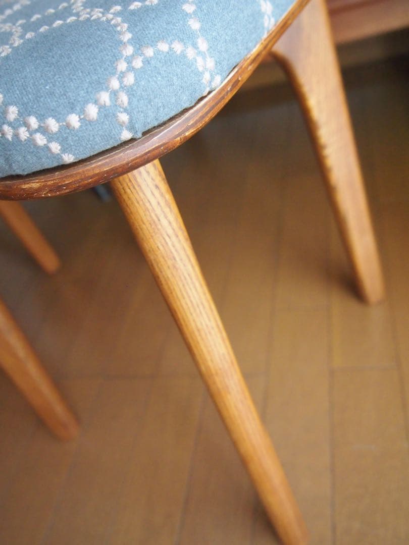 ミナペルホネン ハンドメイド アッシュ スクエア スツール タンバリン 生地