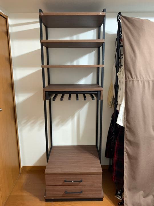 衣装棚、飾り棚 、収納家具、高さ 183cm