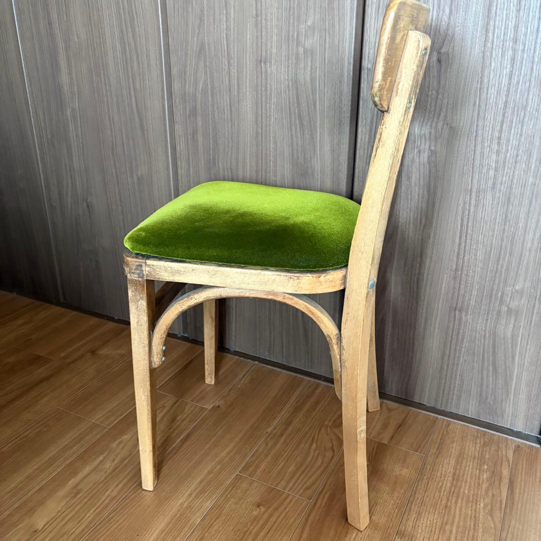 骨董市　アンティーク　チェアー　無垢　椅子　古道具　味ある木材