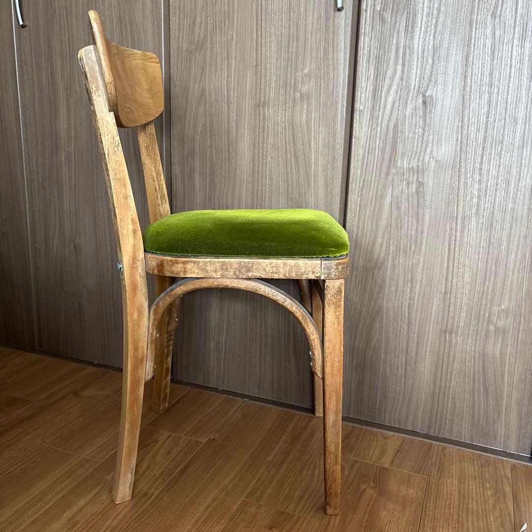 骨董市　アンティーク　チェアー　無垢　椅子　古道具　味ある木材