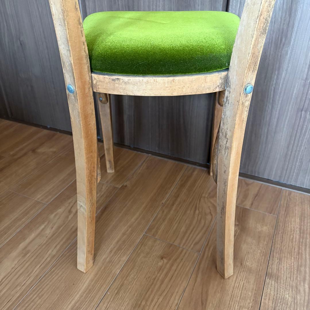 骨董市　アンティーク　チェアー　無垢　椅子　古道具　味ある木材