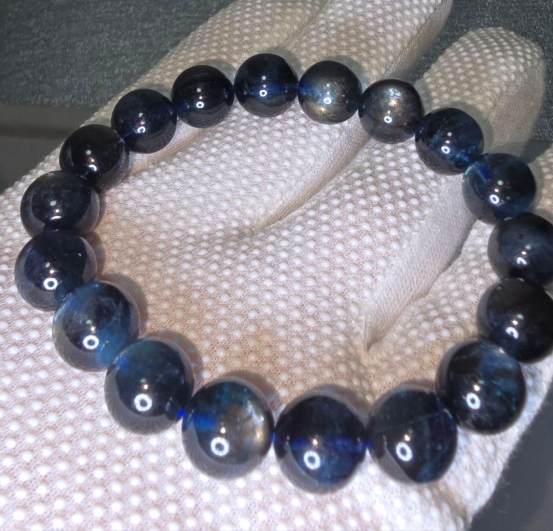 ブラックアクアマリンブレスレット