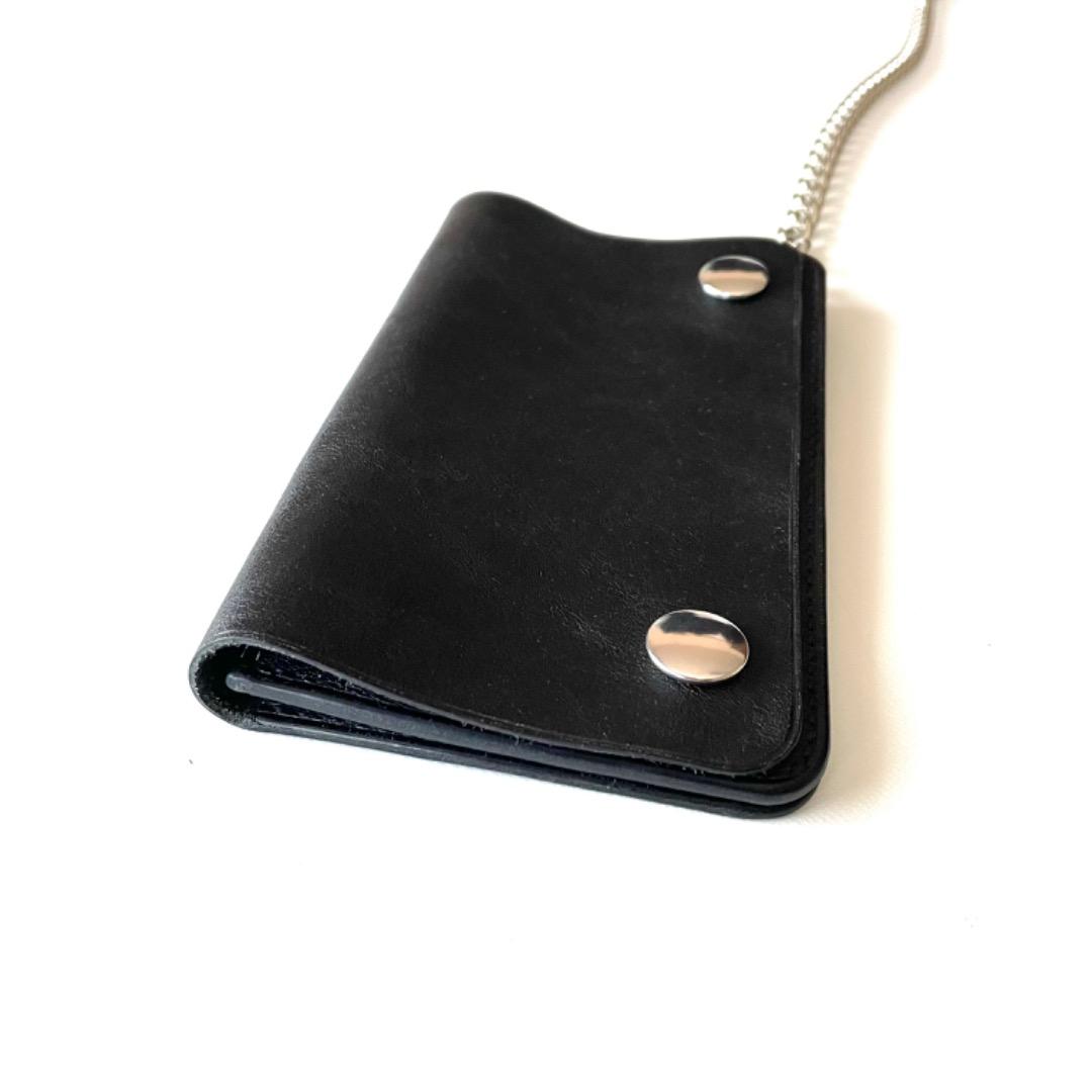 ミドルトラッカーウォレット イギリスデッドストックレザー