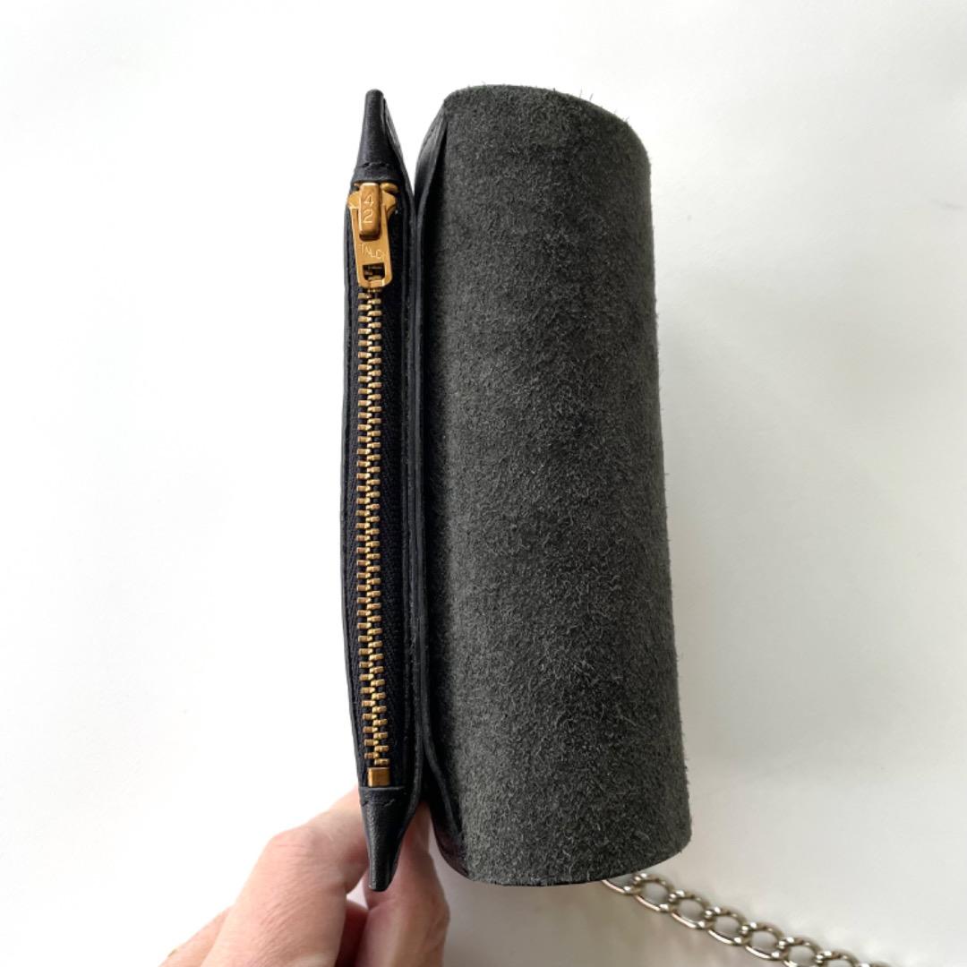 ミドルトラッカーウォレット イギリスデッドストックレザー