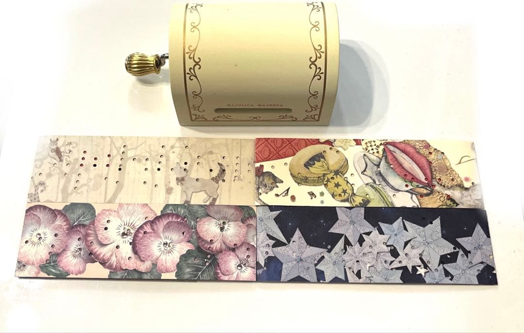 v マジョリカマジョルカ ブランド10周年記念展　手巻きオルゴール