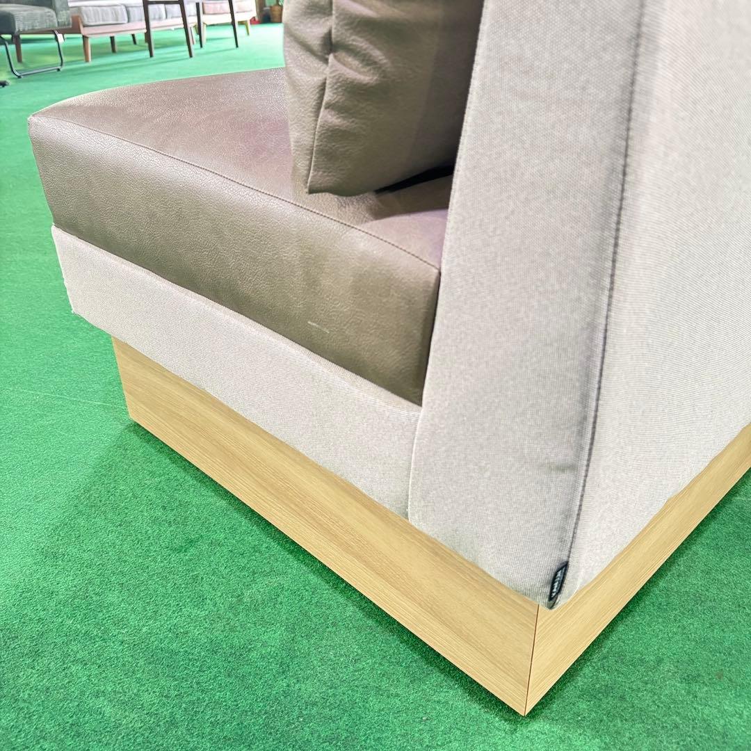 KAWAJUN 2人掛けソファ クッション 幅120cm インテリア L008