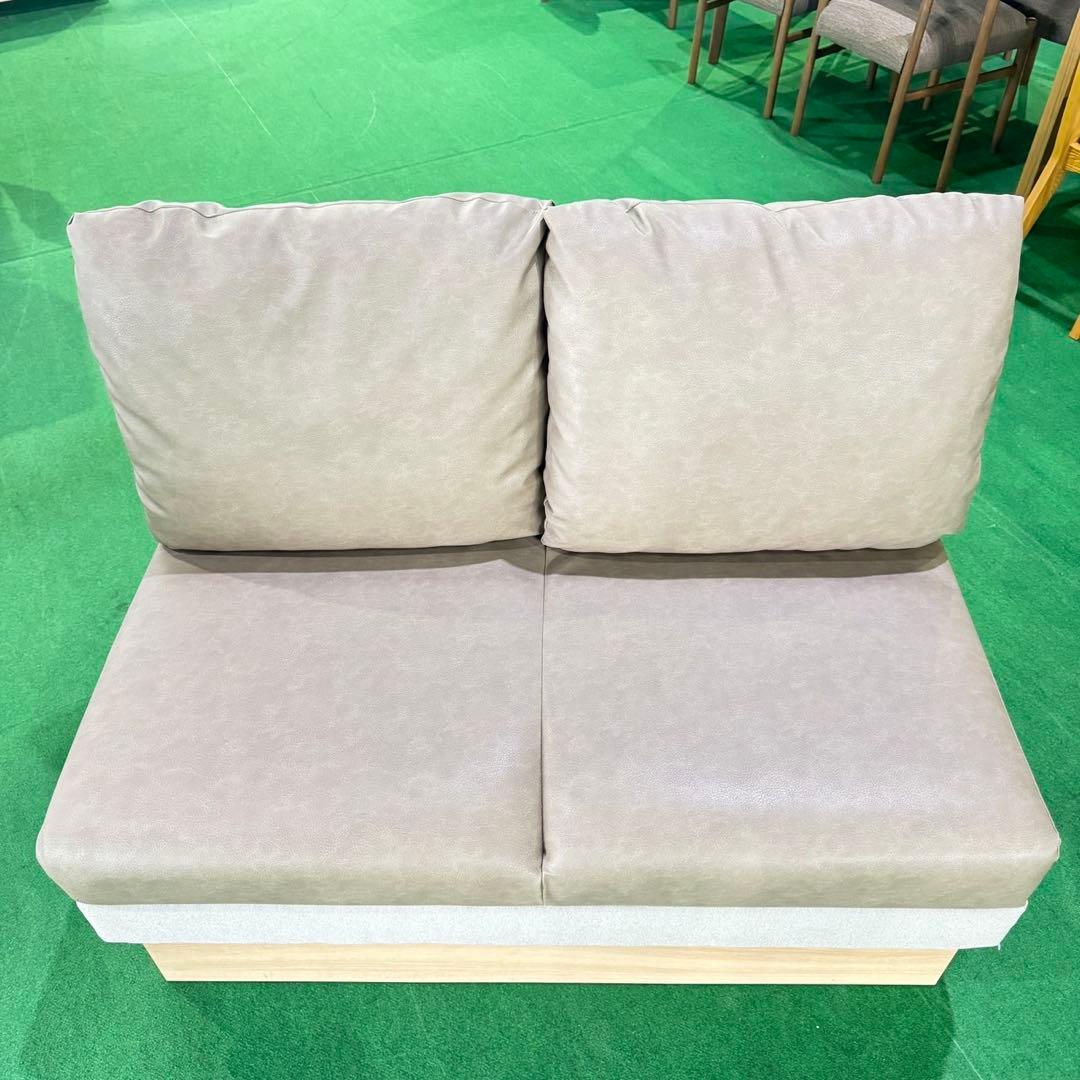 KAWAJUN 2人掛けソファ クッション 幅120cm インテリア L008