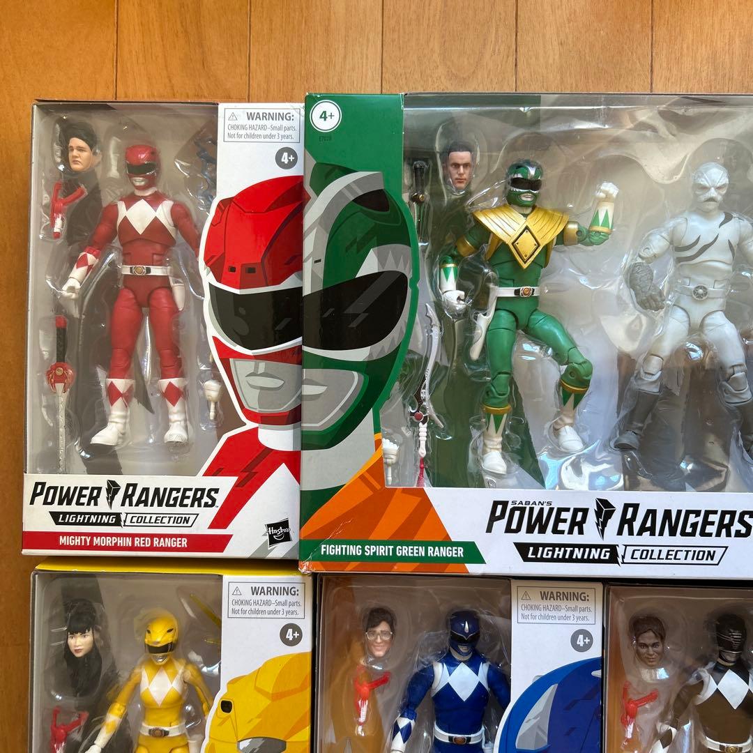 パワーレンジャーライトニングコレクションセット ハズブロ恐竜戦隊