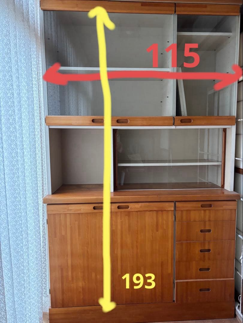 木製キャビネット　中古品　(お値下げしました)