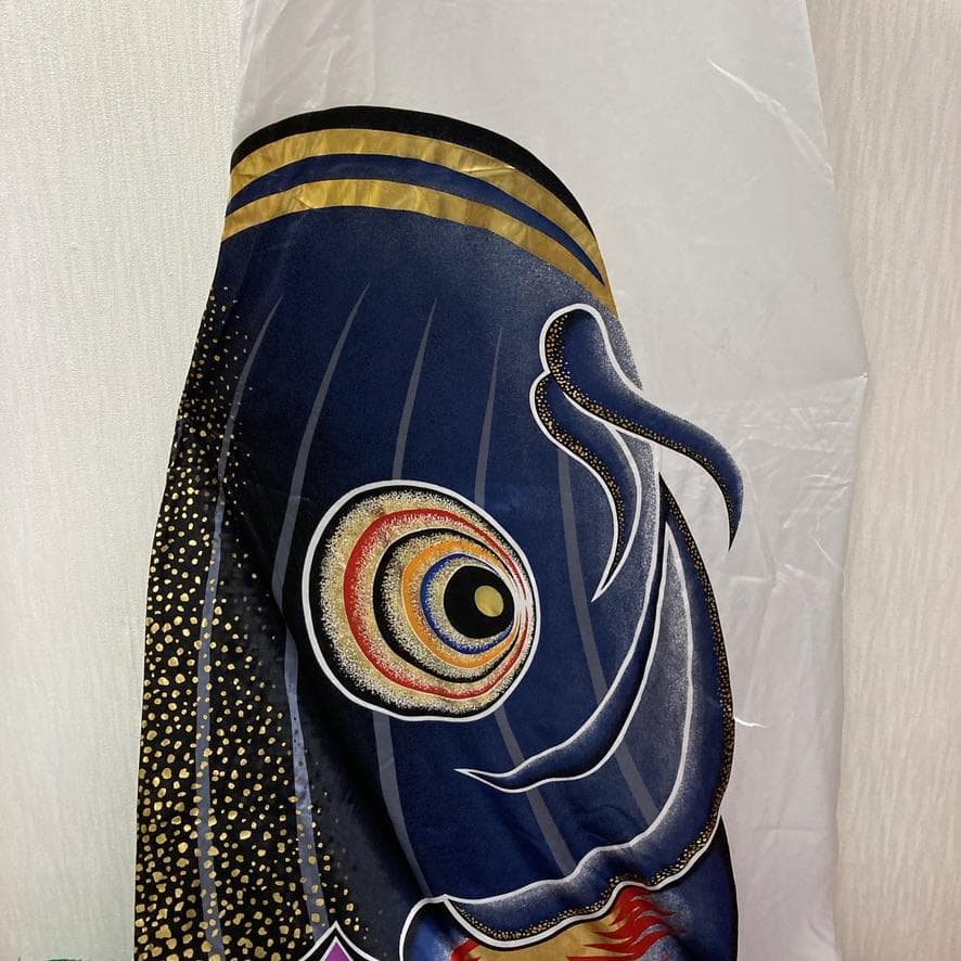 SKO117 太陽鯉のぼり5m 黒 　黒鯉5m　お父さん鯉5m　端午の節句鯉