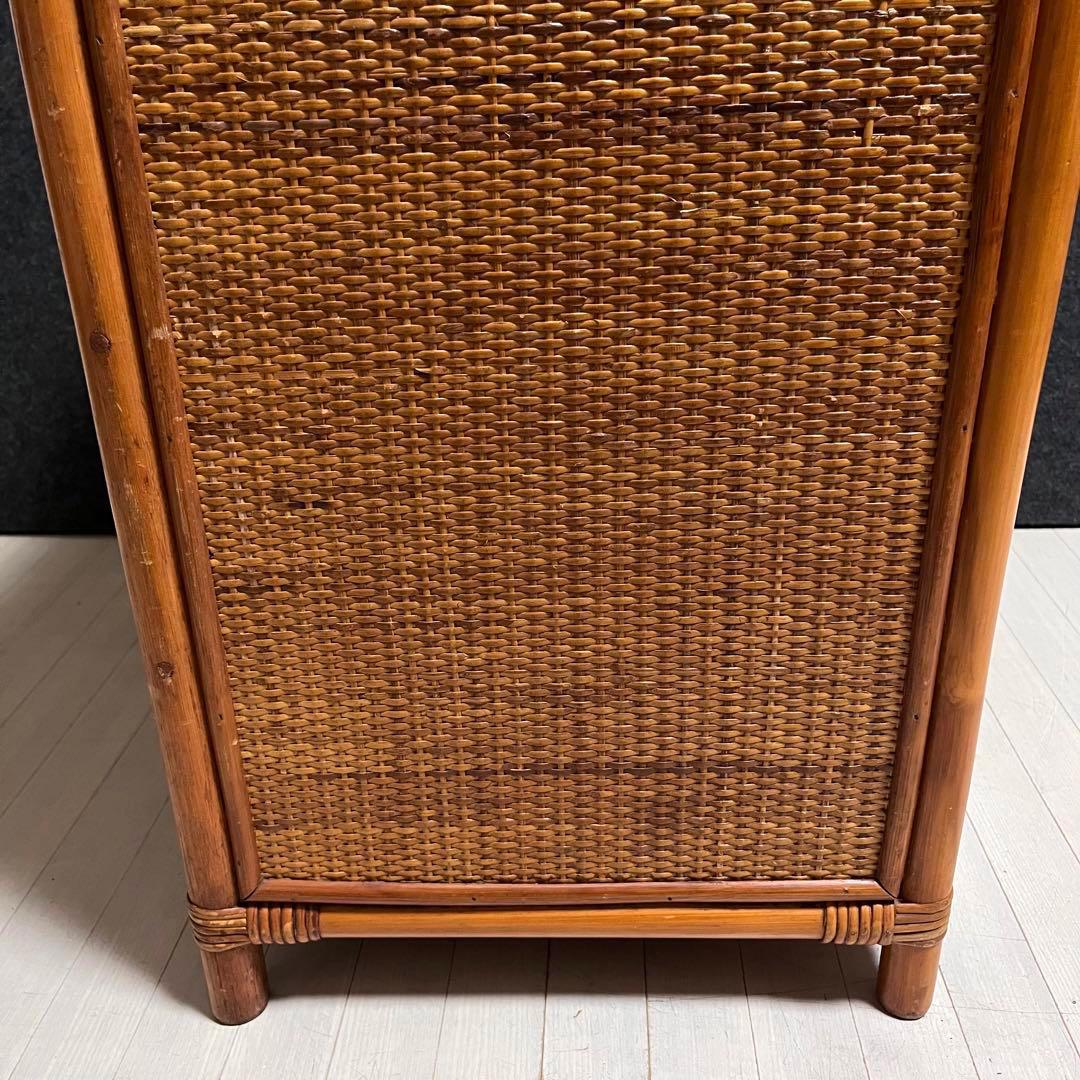 ラタン 籐 ラタンラック チェスト 収納ラック 引き出し 4段 衣類収納