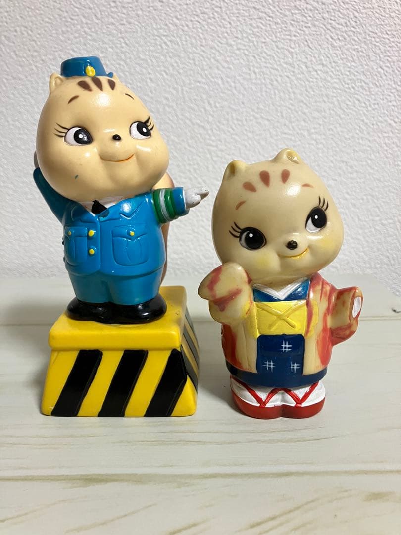 埼玉銀行 さい銀 リコちゃん貯金箱 ソフビ まとめて 当時物 企業物