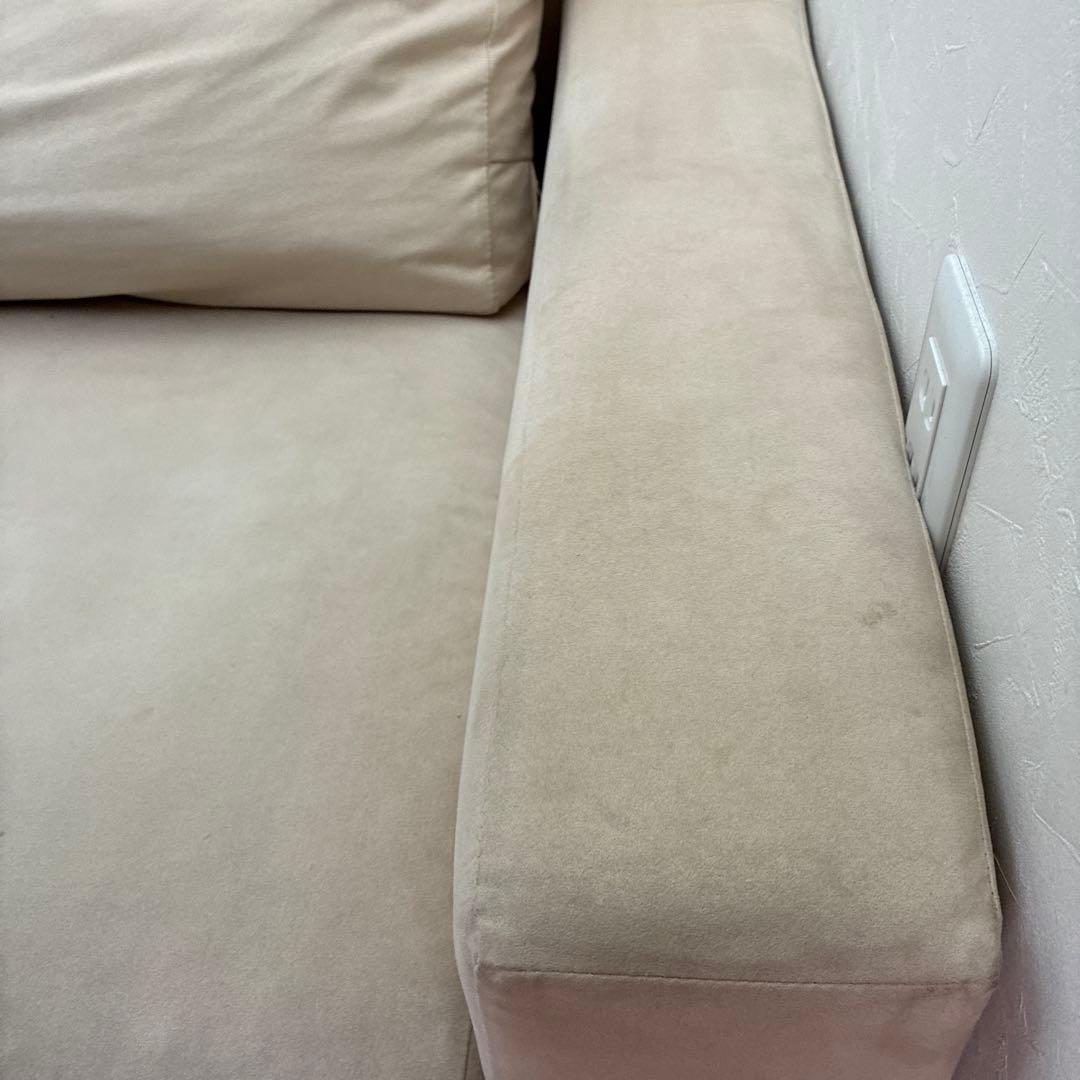 NOYES（ノイエス）NewSugar 人工スエード3人掛けソファ