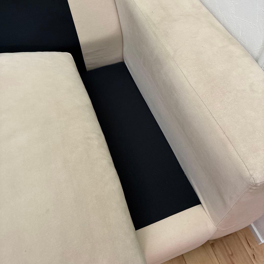 NOYES（ノイエス）NewSugar 人工スエード3人掛けソファ