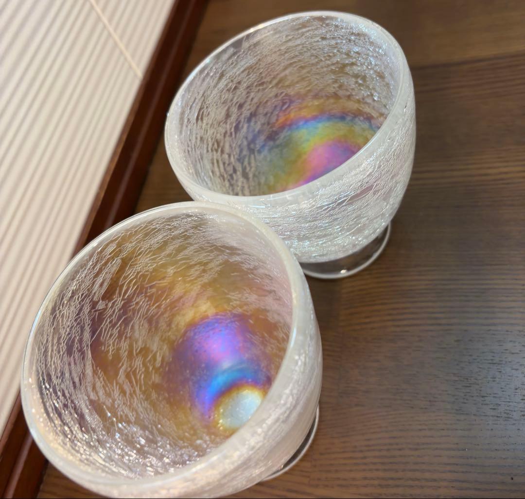 美品 しばれ硝子（ふらのガラス） ほぼ未使用 2個セット - メルカリ
