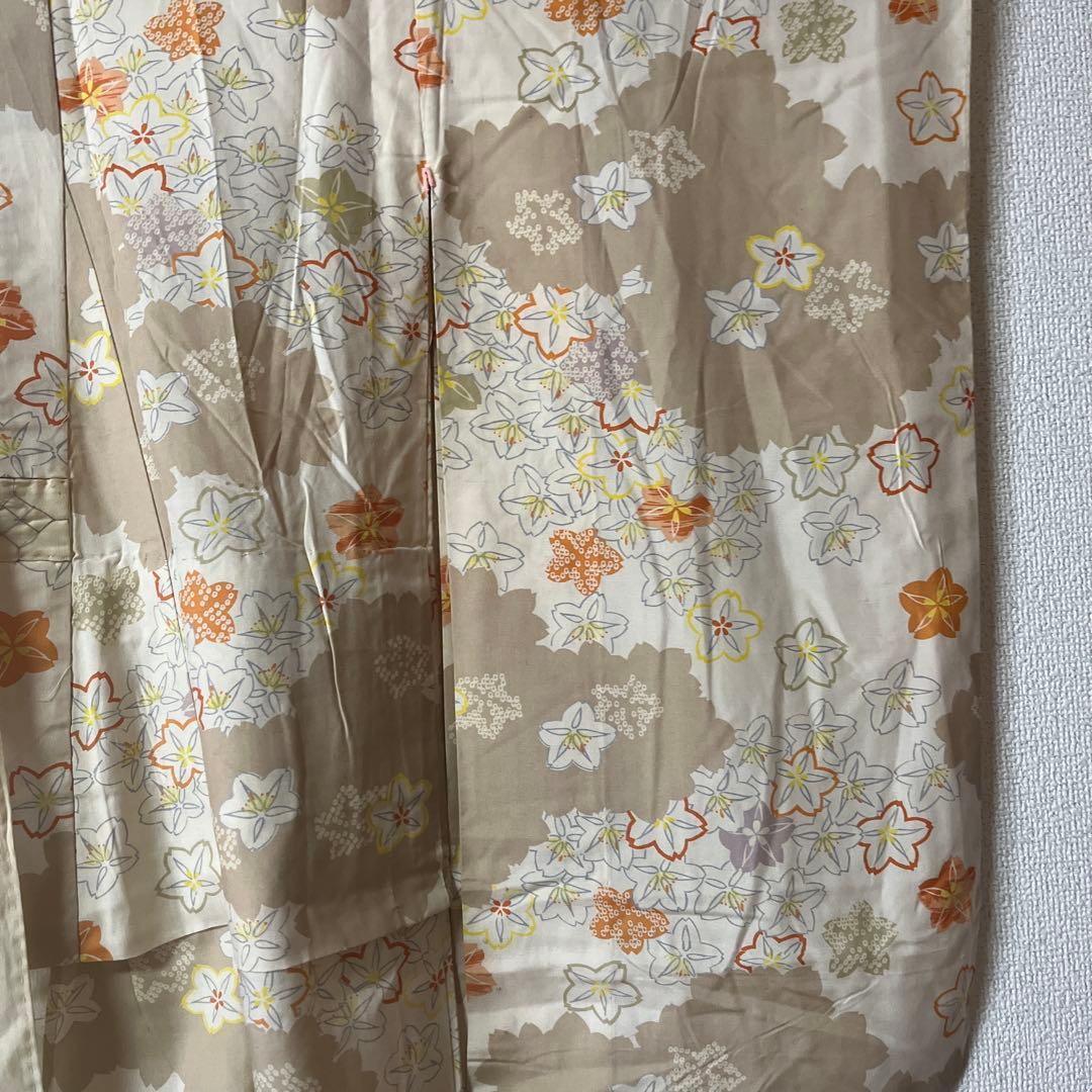 七五三　3歳　着物セット　かのこ　被布　ベージュ