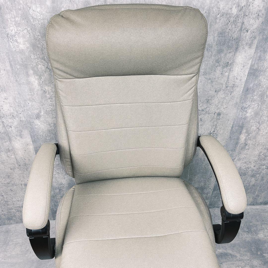 ニトリ ワークチェア リカルドPUブレスレザーMO モカ - メルカリ