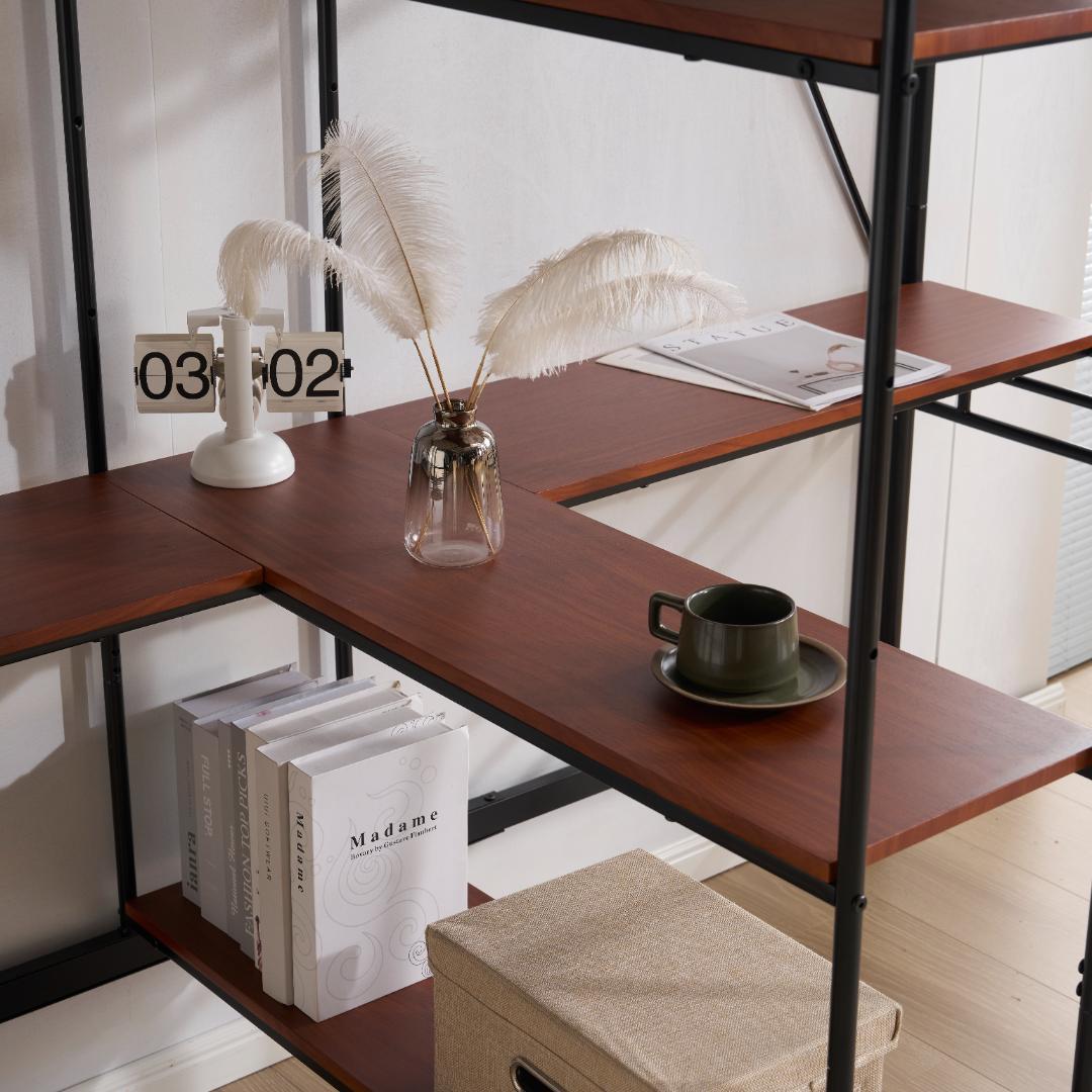 2025年新作 ロフトベッド シングル 収納棚付き 北欧風 木目 子供ベッド