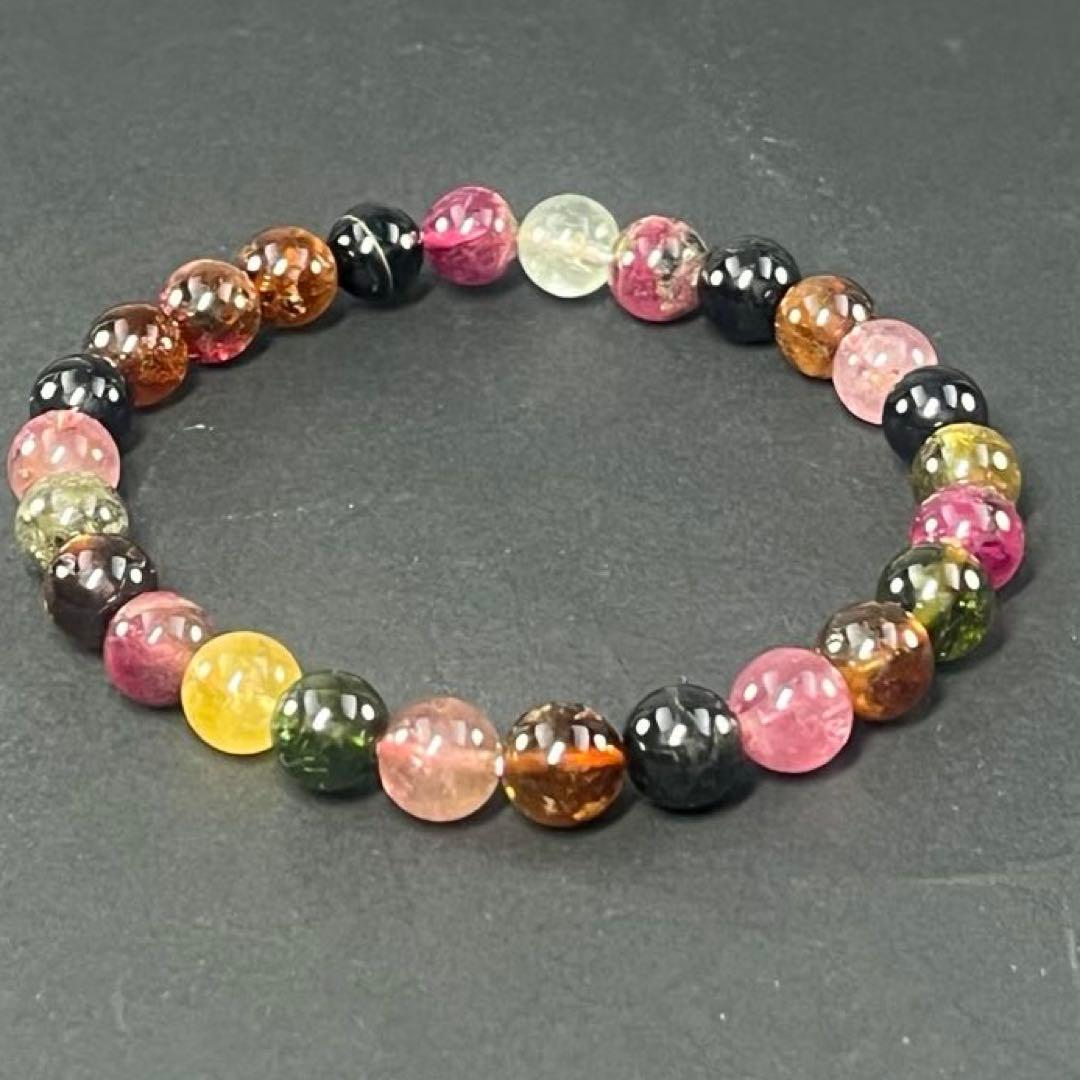 BRY0975⭐️トルマリンブレスレット⭐️高品質天然石　パワーストーン　美品