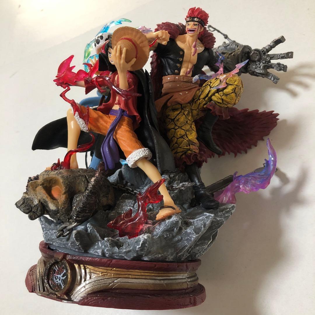 ワンピース　フィギュア　鬼ヶ島決戦　三船長　(ルフィ・ロー・キッド)