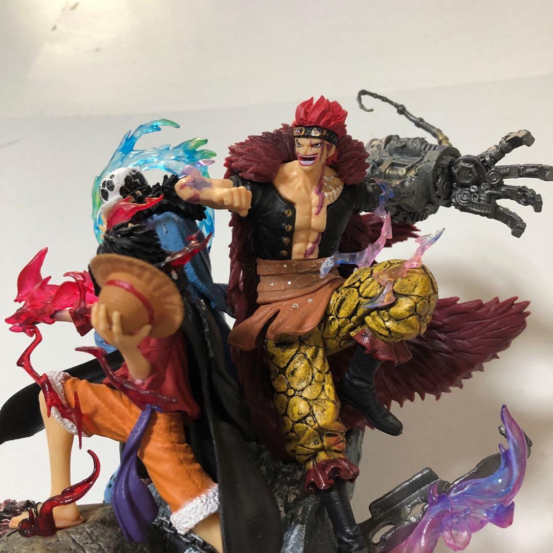 ワンピース　フィギュア　鬼ヶ島決戦　三船長　(ルフィ・ロー・キッド)