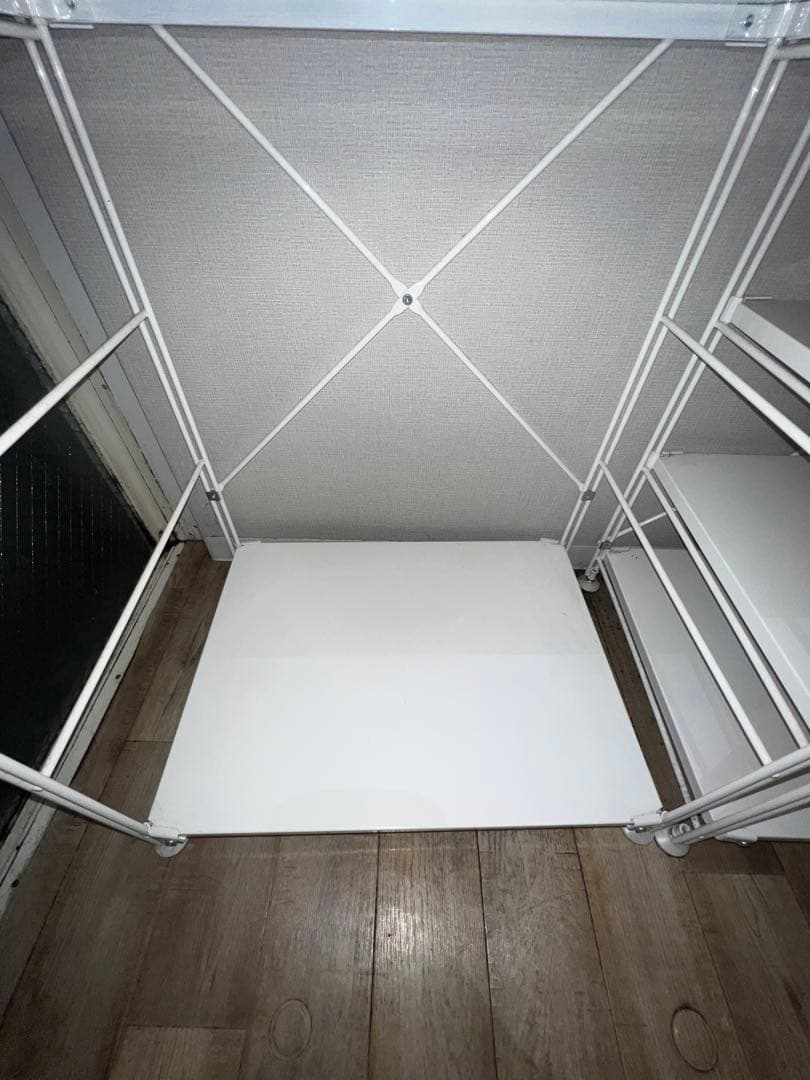 無印良品　スチールユニットシェルフ・スチール棚セット・大・ライトグレー